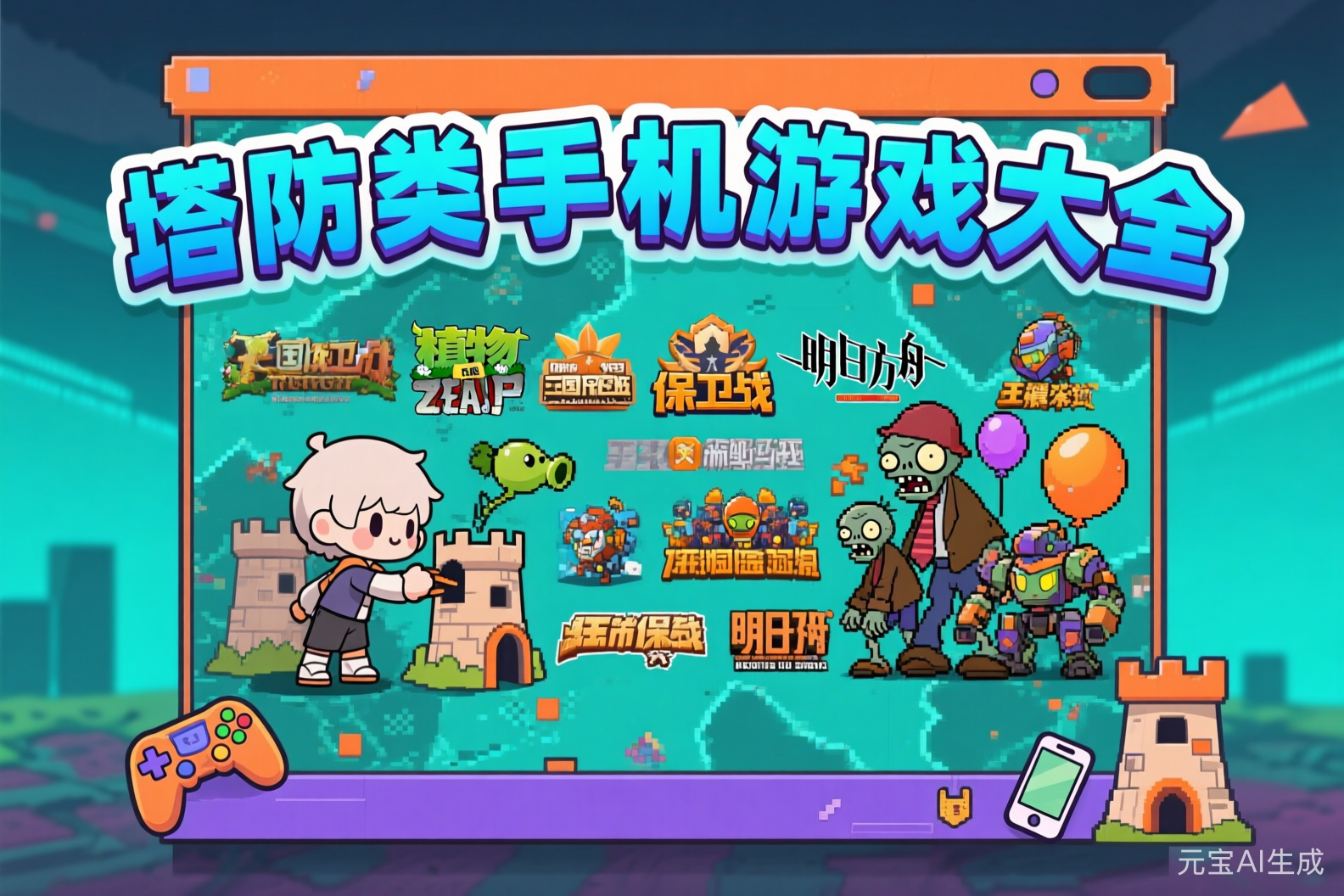 塔防类手机游戏大全
