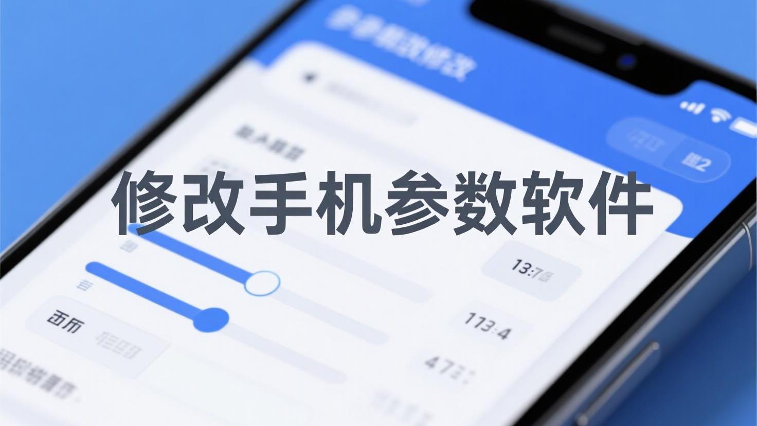 修改手机参数软件